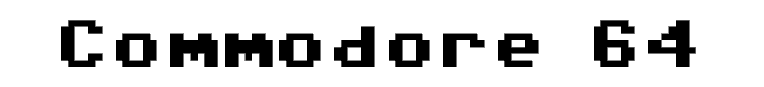 Commodore 64 font
